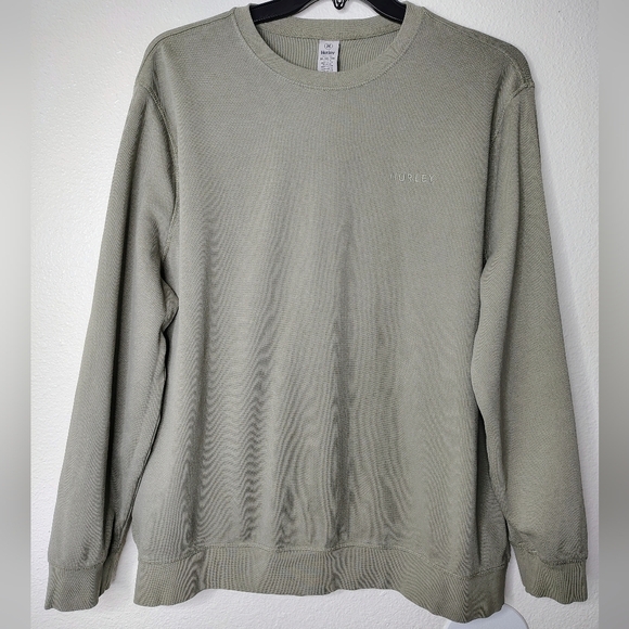 Hurley Men's Crewneck Sweatshirt Sz XL Embroidered Logo - Picture 6 of 14
